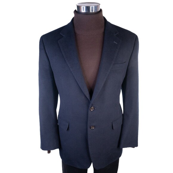 Ralph Lauren Mens Blazer Size 43R Sport Coat 2-Button Jacket Wool/Silk/Cashmere - Picture 2 of 13